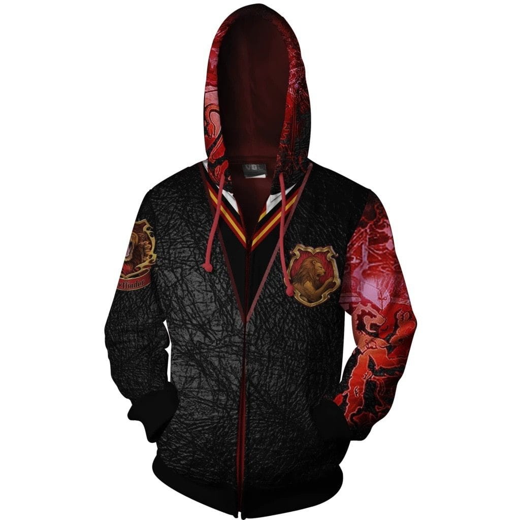 Harry Potter Zipper Hoodie Cosplay Costume - Magicartz