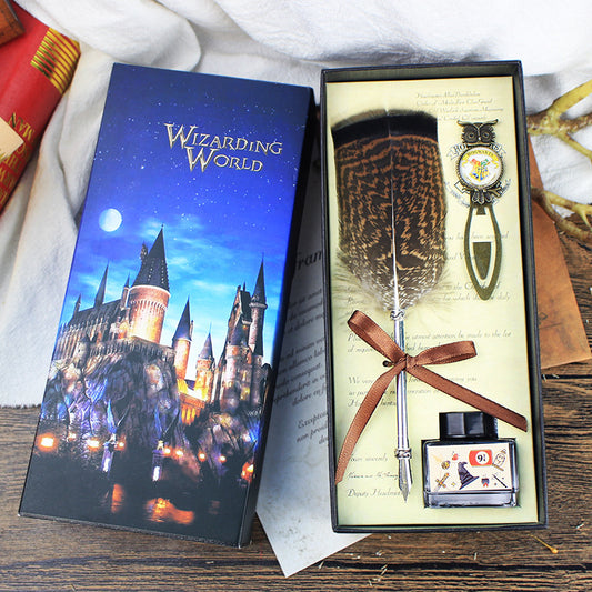 Harry Potter Magic Set Feather Pen - Magicartz