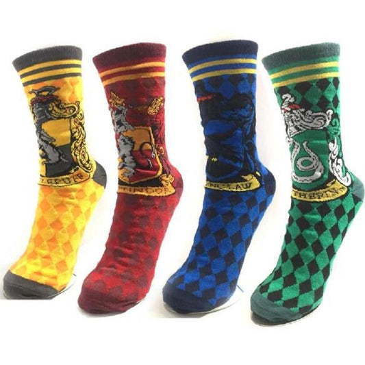 Harry Potter Short Cotton Socks (All Hogwarts Houses) - Magicartz