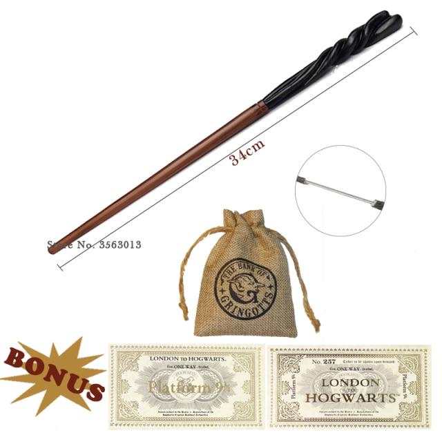 All HP Magical Wands (With FREE Hogwarts Ticket And Bag) - Magicartz