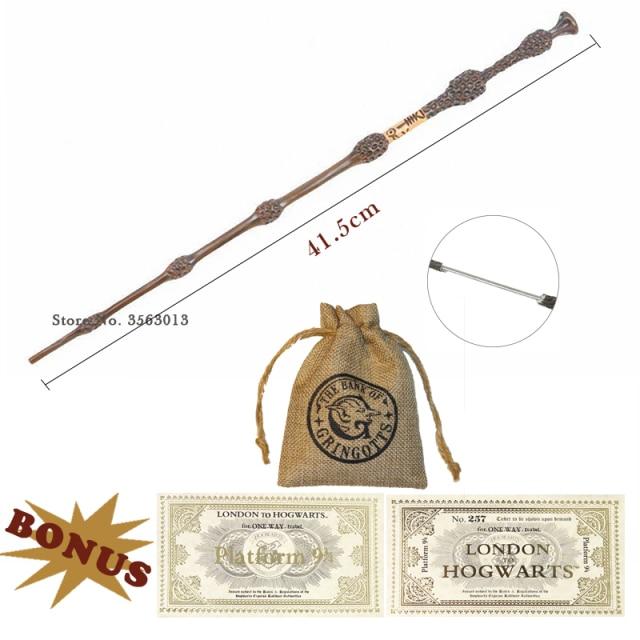 All HP Magical Wands (With FREE Hogwarts Ticket And Bag) - Magicartz