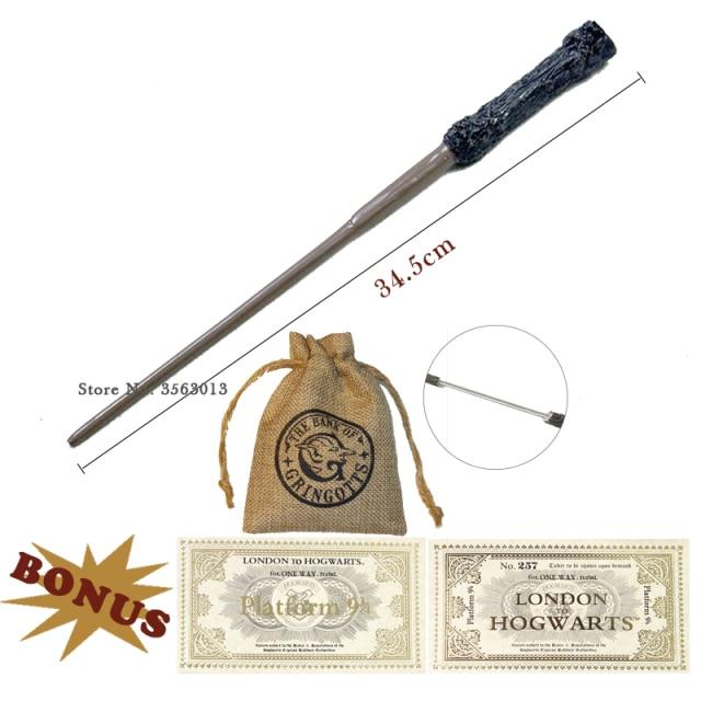 All HP Magical Wands (With FREE Hogwarts Ticket And Bag) - Magicartz