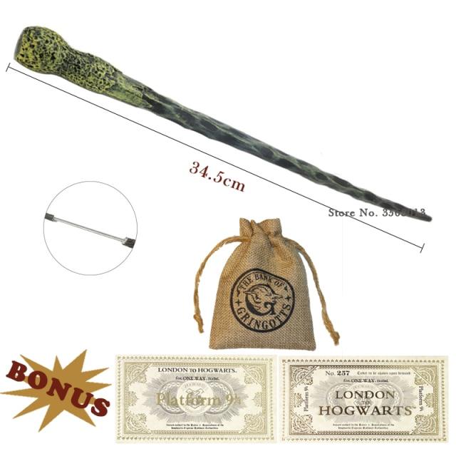 All HP Magical Wands (With FREE Hogwarts Ticket And Bag) - Magicartz