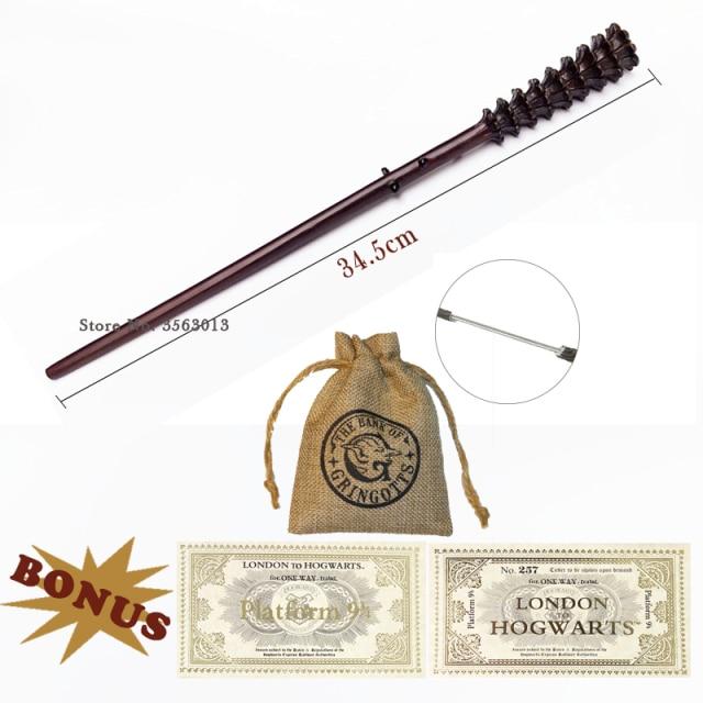 All HP Magical Wands (With FREE Hogwarts Ticket And Bag) - Magicartz