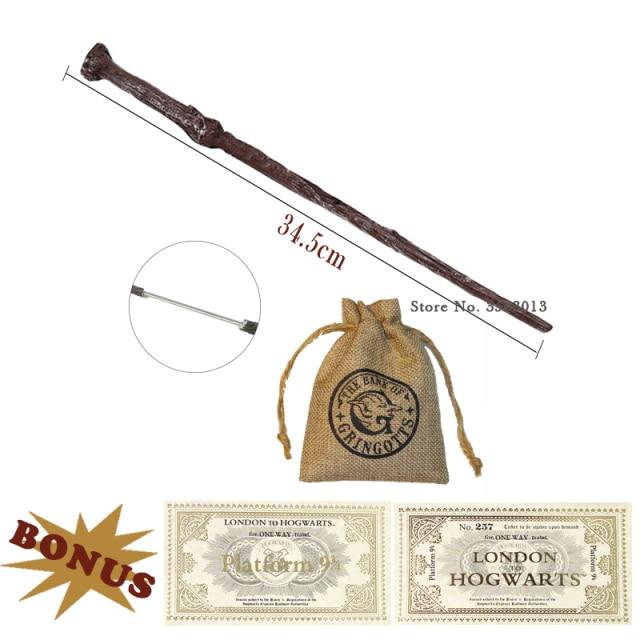 All HP Magical Wands (With FREE Hogwarts Ticket And Bag) - Magicartz