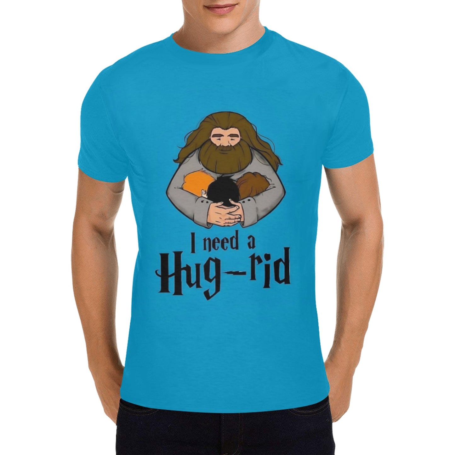 I need a Hug-rid T-Shirt (Blue)