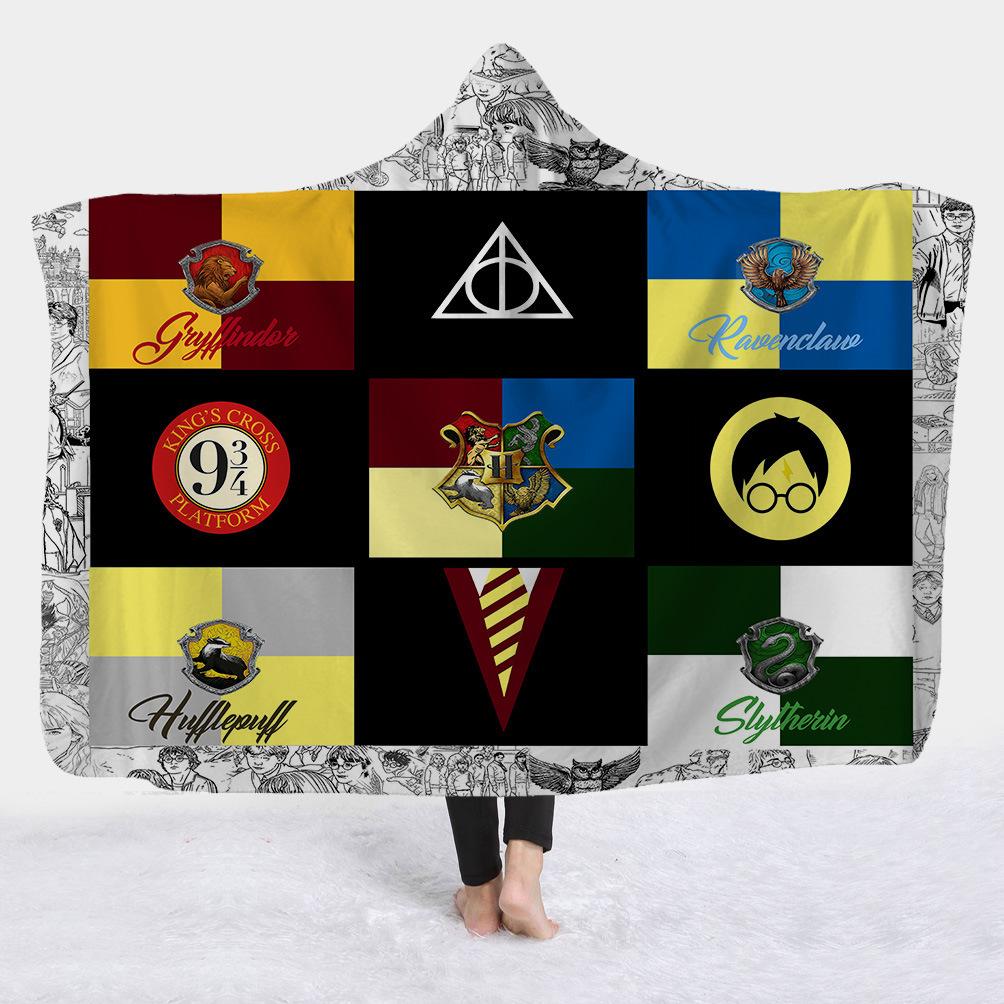 Harry Potter 3D Printed Hooded Blanket - Magicartz