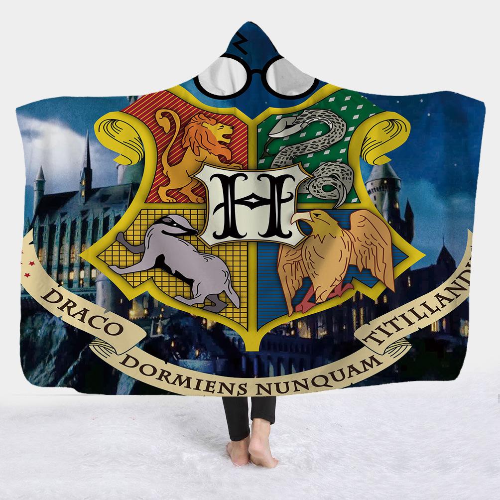 Harry Potter 3D Printed Hooded Blanket - Magicartz