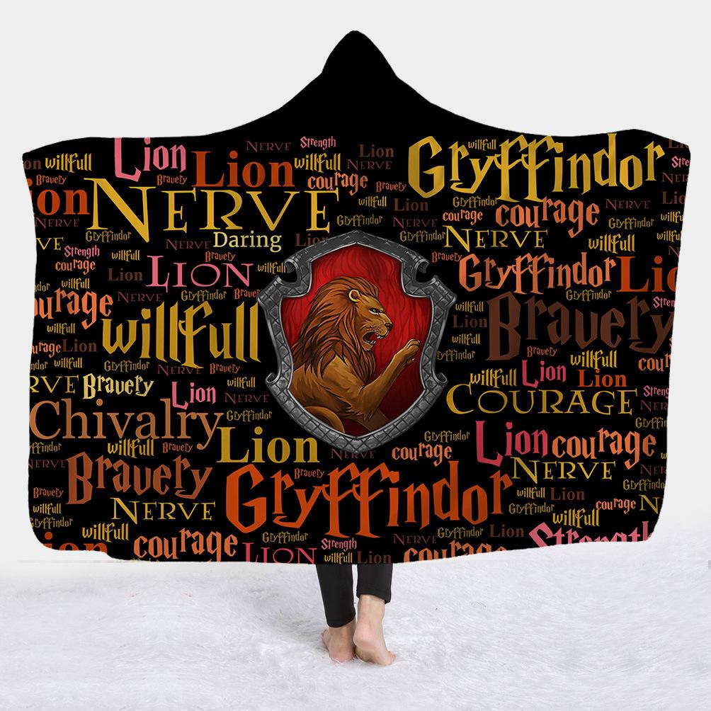 Harry Potter 3D Printed Hooded Blanket - Magicartz