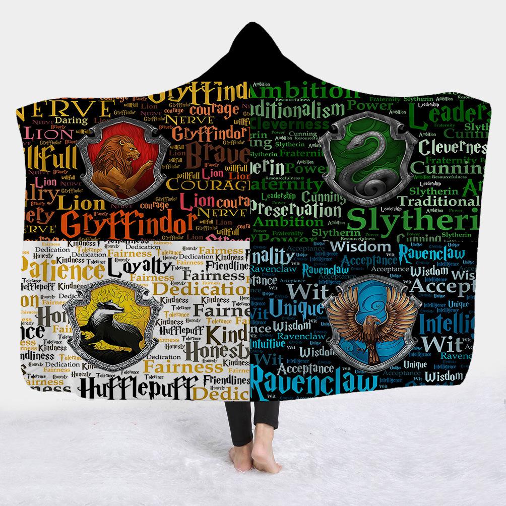 Harry Potter 3D Printed Hooded Blanket - Magicartz