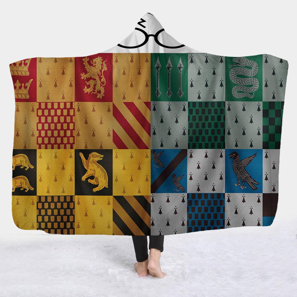 Harry Potter 3D Printed Hooded Blanket - Magicartz