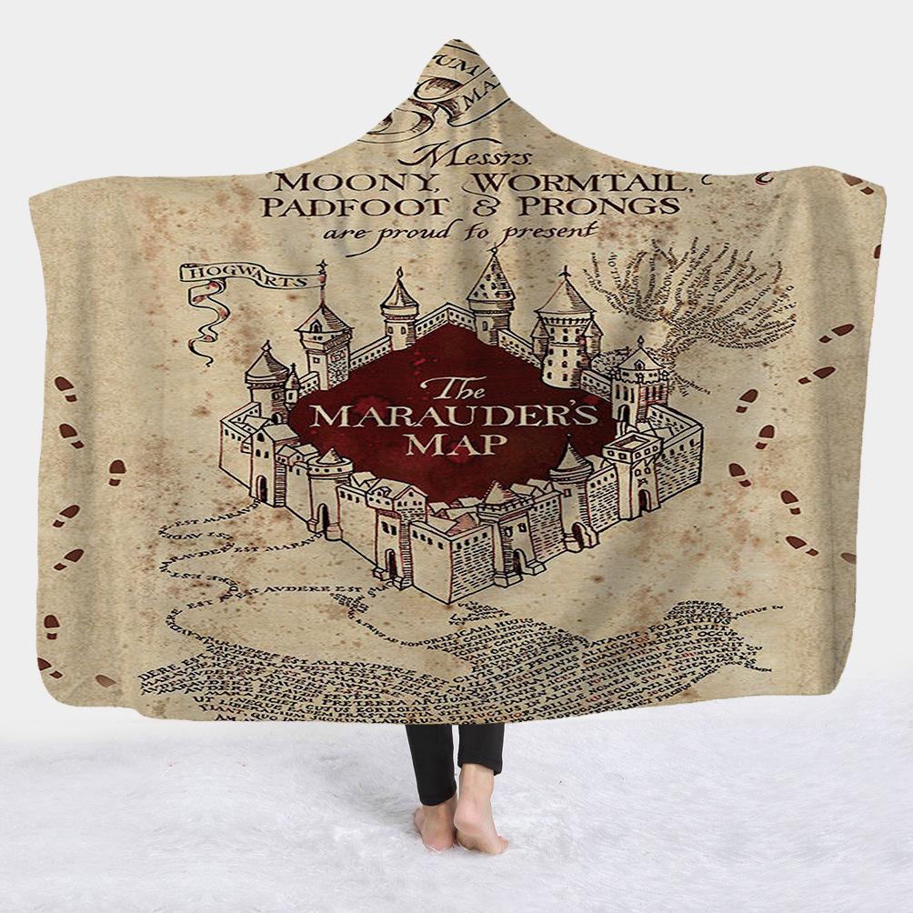 Harry Potter 3D Printed Hooded Blanket - Magicartz